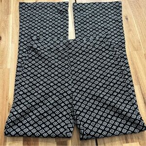 Zara Trafaluc Black White Geometric Print Pants  M (28) Fall Winter Collection